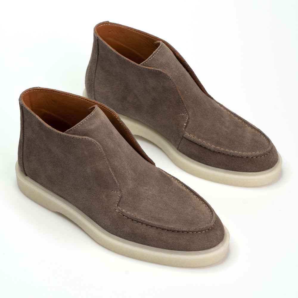 
                      
                        Mocasini Loafers Din Piele Intoarsă Suede Melek - Taupe
                      
                    