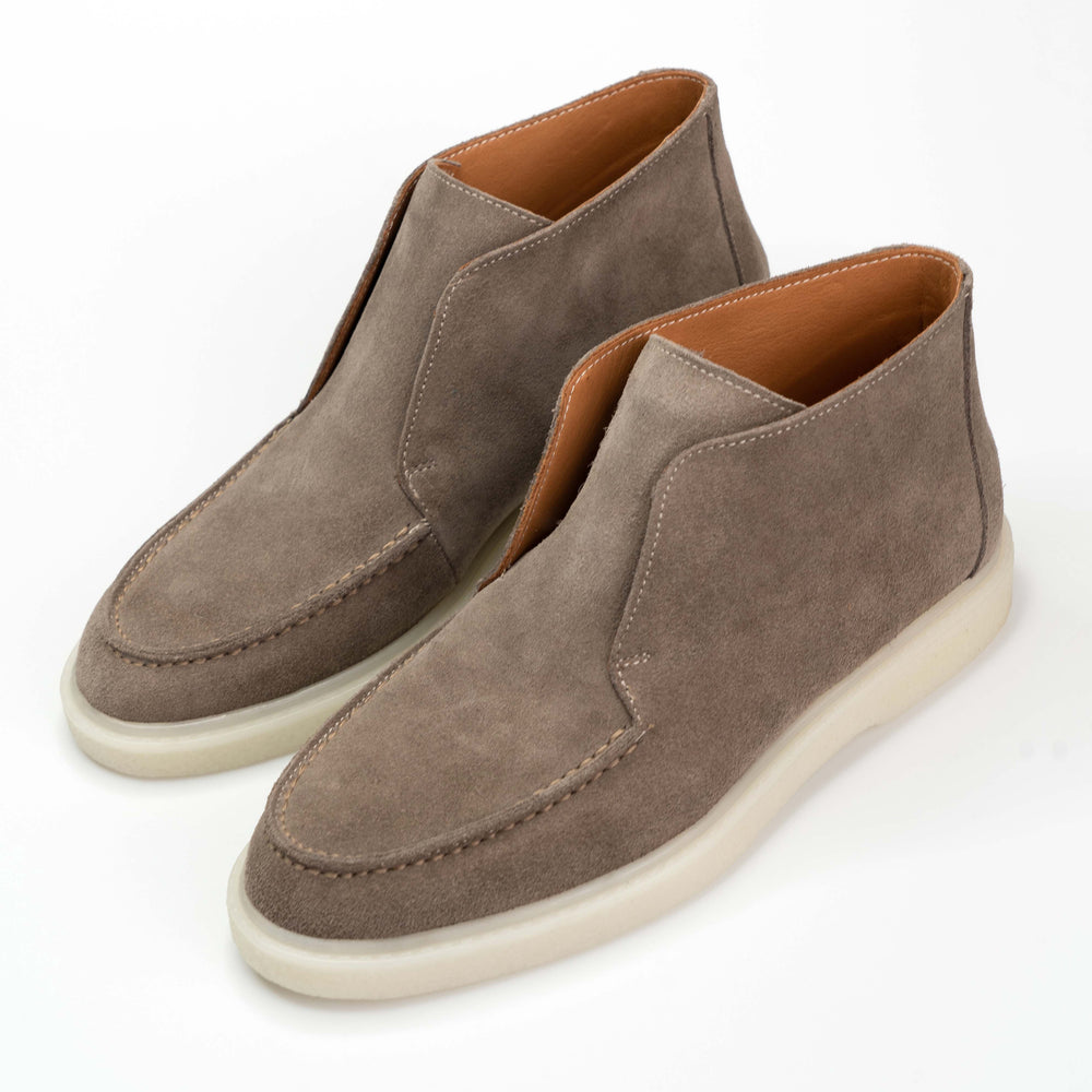 
                      
                        Mocasini Loafers Din Piele Intoarsă Suede Melek - Taupe
                      
                    