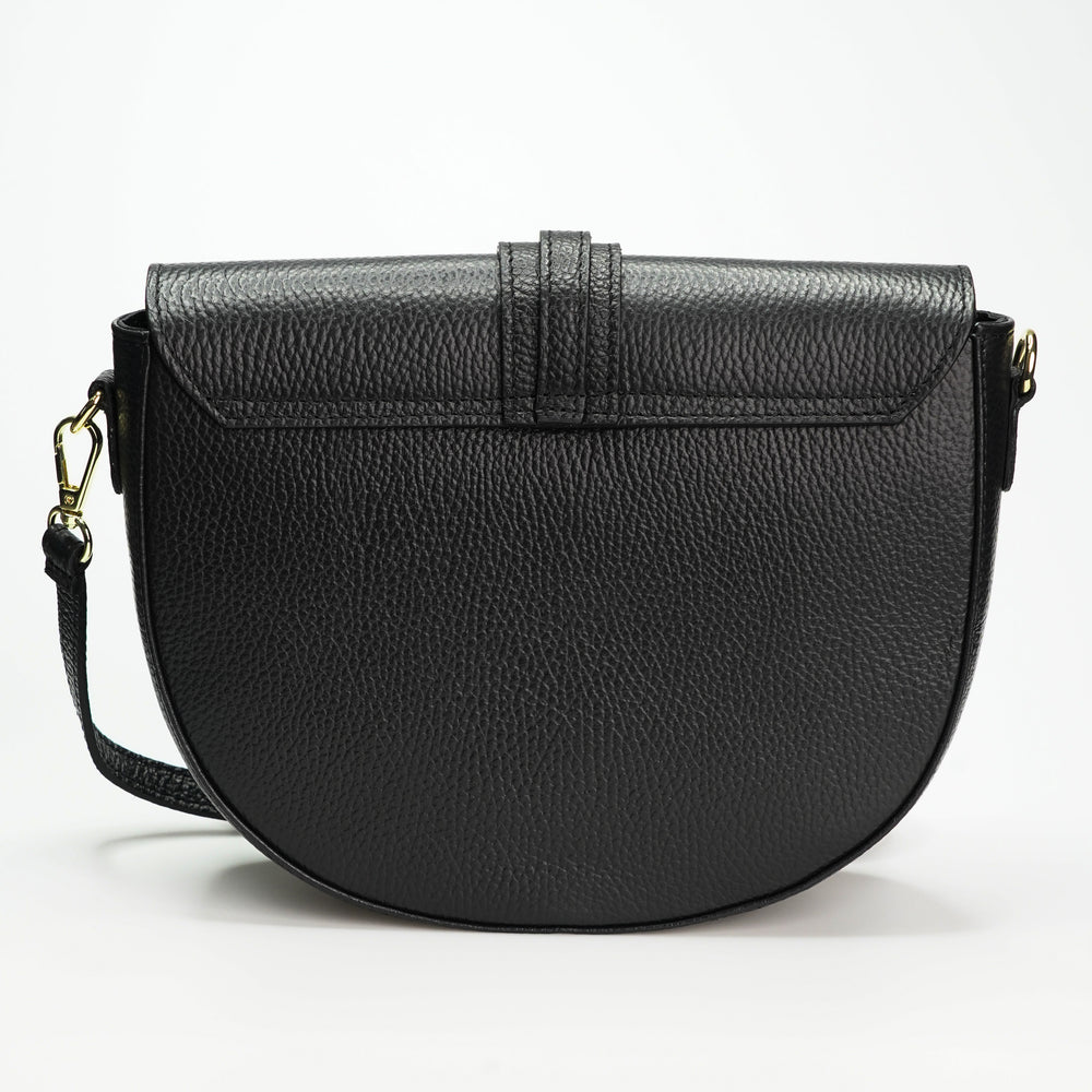 
                      
                        Geanta Din Piele Naturala Medie Crossbody Bianca - Neagra
                      
                    