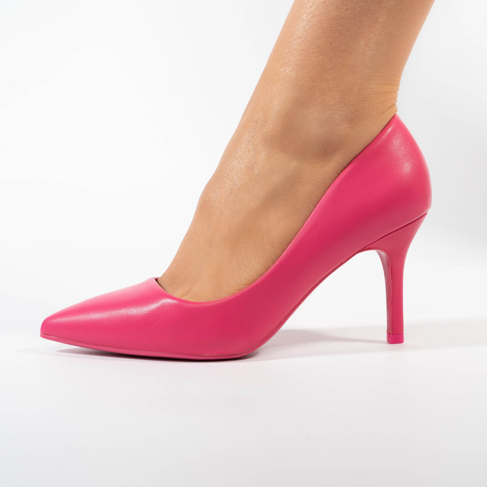 
                      
                        Pantofi Stiletto Clasici Piele Ecologica - Nastya Fuchsia
                      
                    