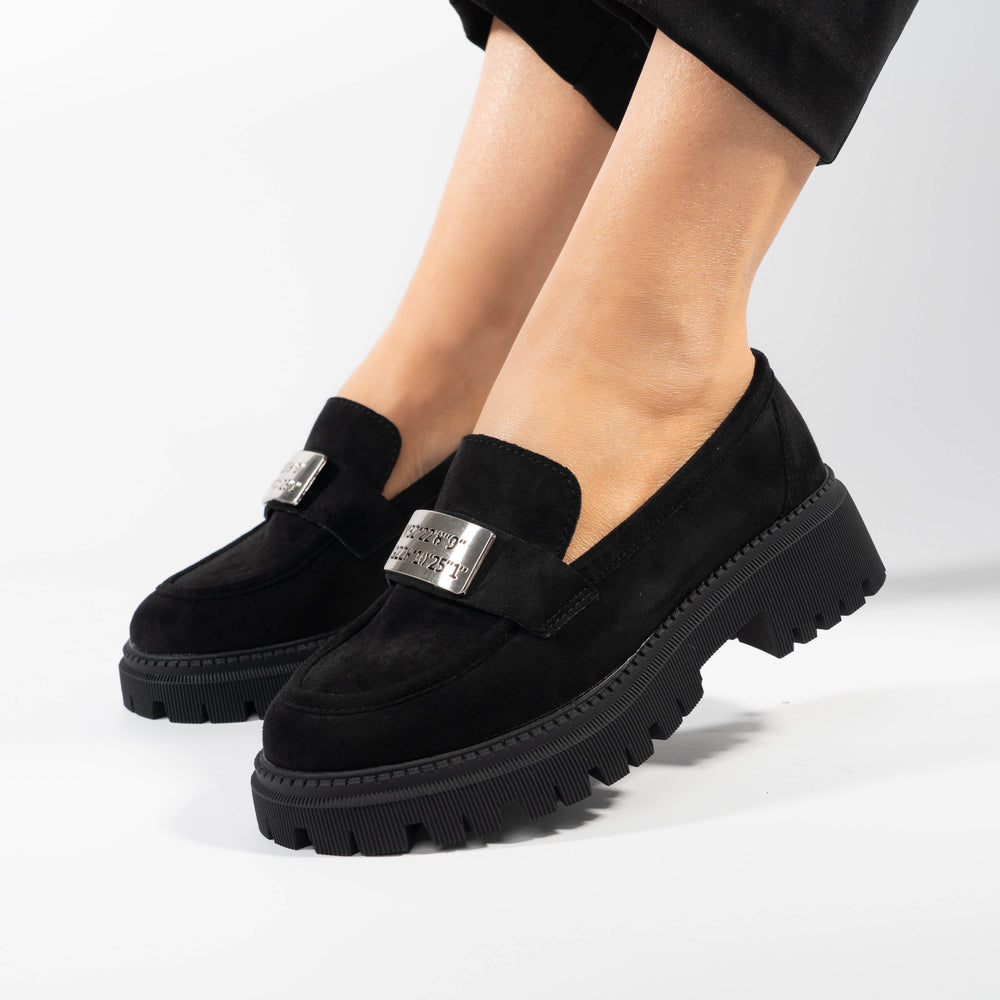 
                      
                        Pantofi Casual Tip Mocasini din Piele Intoarsa - Alex Negri Velur
                      
                    