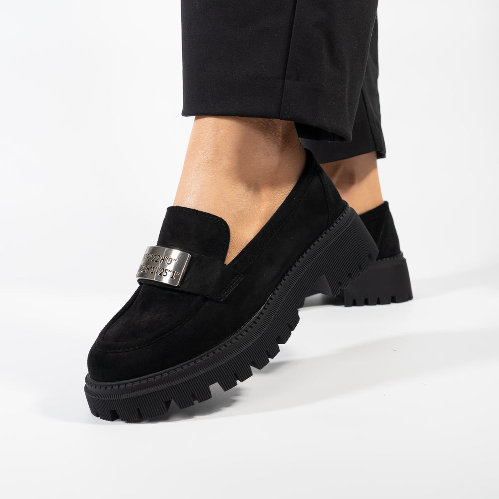 
                      
                        Pantofi Casual Tip Mocasini din Piele Intoarsa - Alex Negri Velur
                      
                    