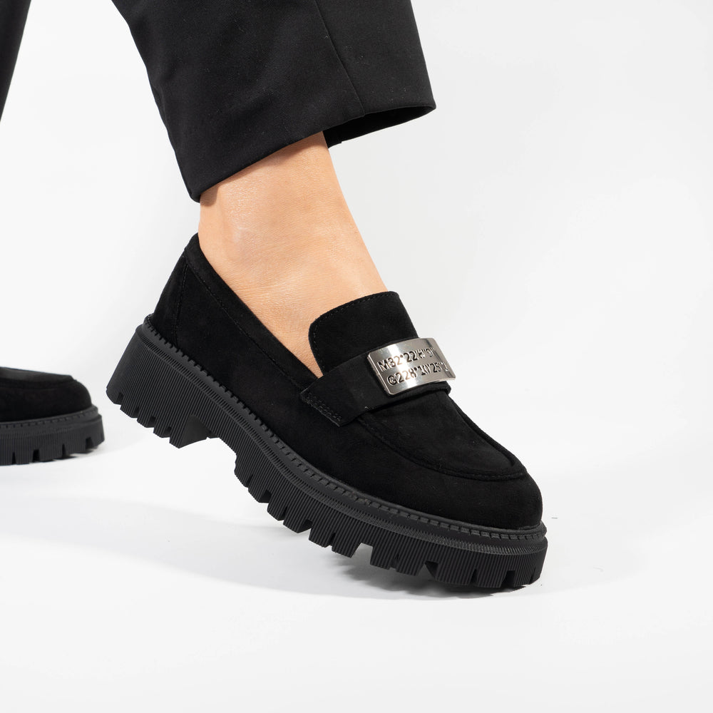 Pantofi Casual Tip Mocasini din Piele Intoarsa - Alex Negri Velur