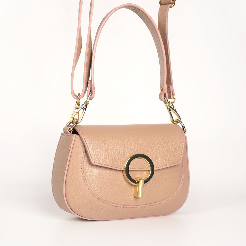 
                      
                        Geanta Din Piele Naturala Mica Crossbody Ingrid - Bej
                      
                    