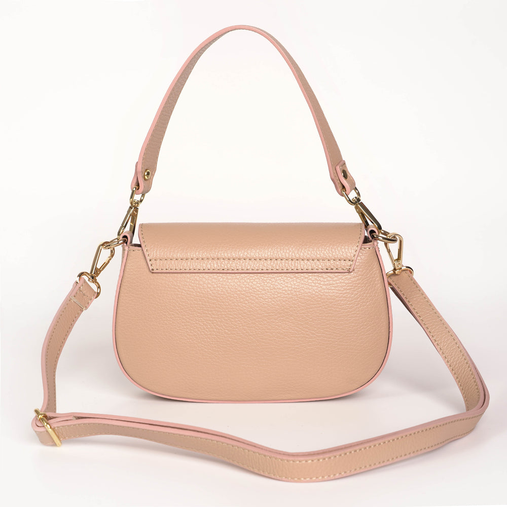 
                      
                        Geanta Din Piele Naturala Mica Crossbody Ingrid - Bej
                      
                    