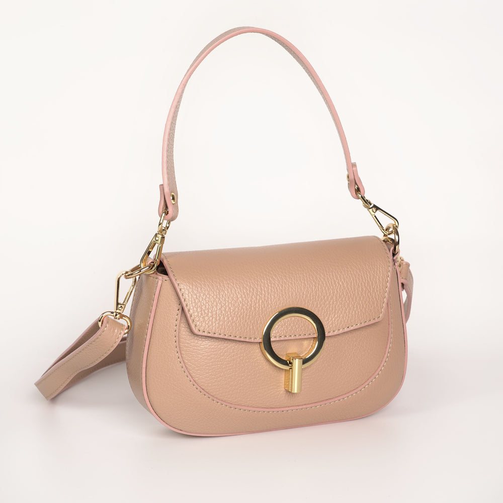 
                      
                        Geanta Din Piele Naturala Mica Crossbody Ingrid - Bej
                      
                    