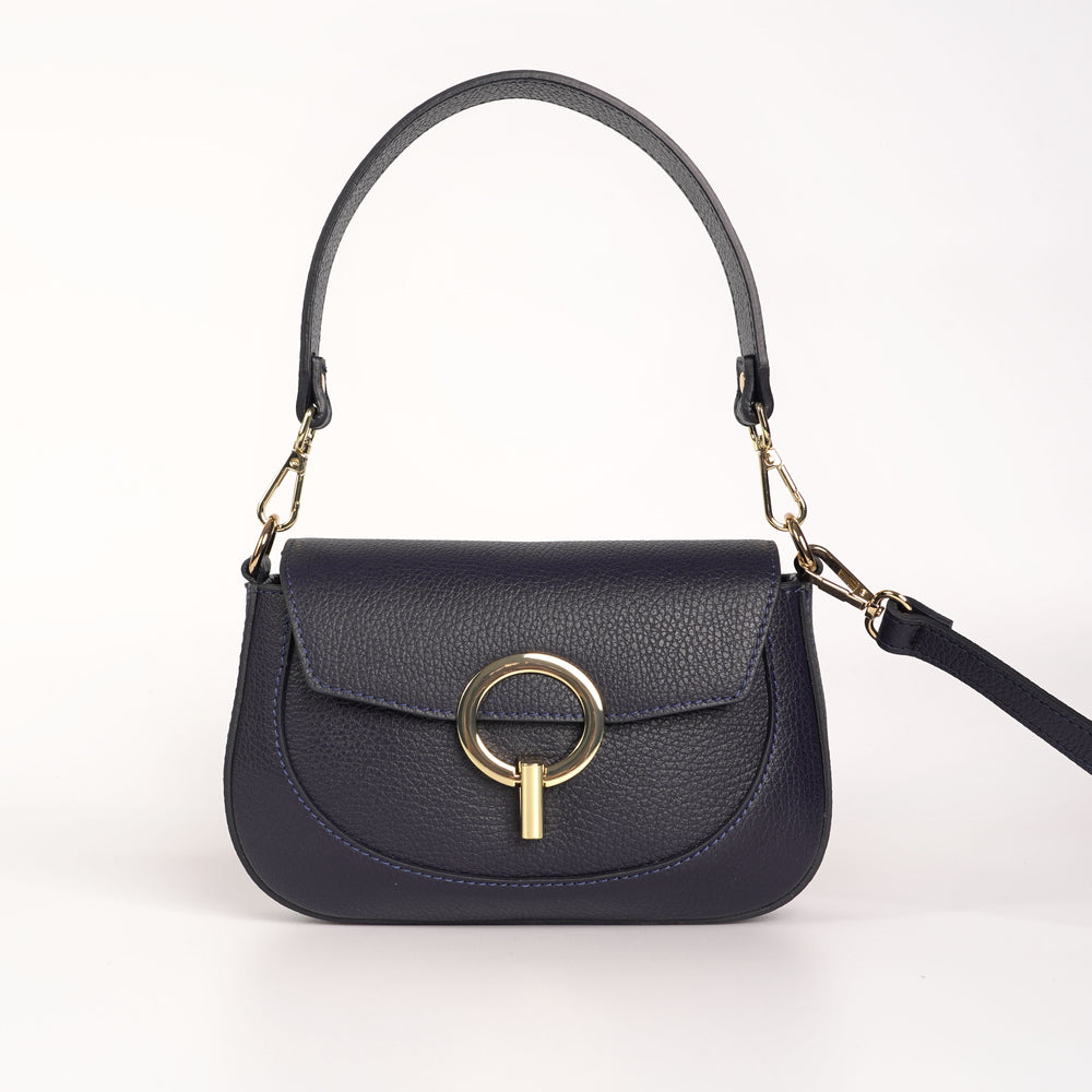 
                      
                        Geanta Din Piele Naturala Mica Crossbody Ingrid - Albastru Navy
                      
                    