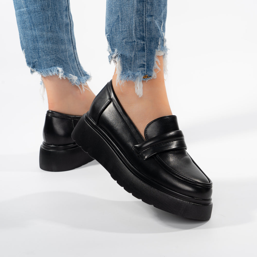 
                      
                        Pantofi Casual Tip Mocasini - Coco Negru
                      
                    